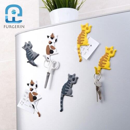 FURGERIN Fridge Magnet Souvenir fridge magnets for kids Cute Magnets for Refrigerators Cat Decoration kitchen magnet decor
