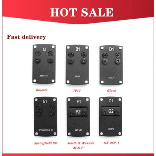 Magorui Pistol Mount Plate Base Micro Red Dot Sight D1 For Glock