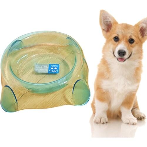 Pet Food Bowl Transparent Dog Feeding Bowl Pet Feeding Cat Water Bowl Cats Food Pet Bowls For Dogs Feeder Product Supplies
