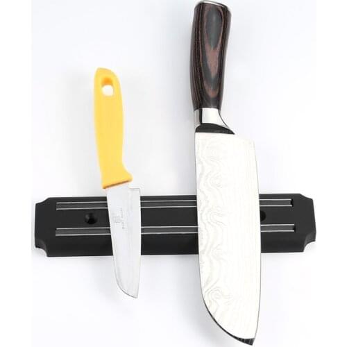 New Wall Mount Magnetic Knife Scissor Storage Holder Chef Rack Magnet Strip Organizer Practical Kitchen Tools Pub Bar Organizer