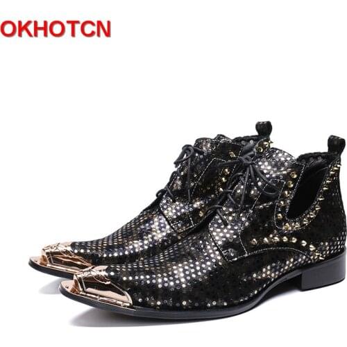 OKHOTCN Men's Work Shoes