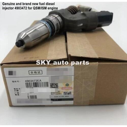 Genuine and brand new fuel diesel injector 4903472 for QSM/ISM engine (2pcs)