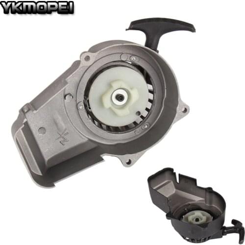 Minimoto Easy Recoil Pull Starter For 2 Stroke 47cc 49cc Engine Pocket Bike Mini Moto Dirt Bike Crosser Kids ATV Quad