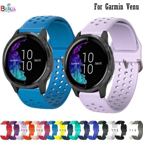 For Garmin Venu 20mm Silicone WatchBand For Garmin Move 3 / For Garmin Move Style / Luxe Strap Replacement bracelet wristStrap