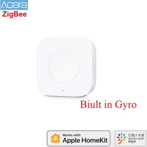 Aqara Smart Wireless Switch Key Built In Gyro Multi-Functional Intelligent ZigBee Wifi Remote Control for Xiaomi Mi Home APP