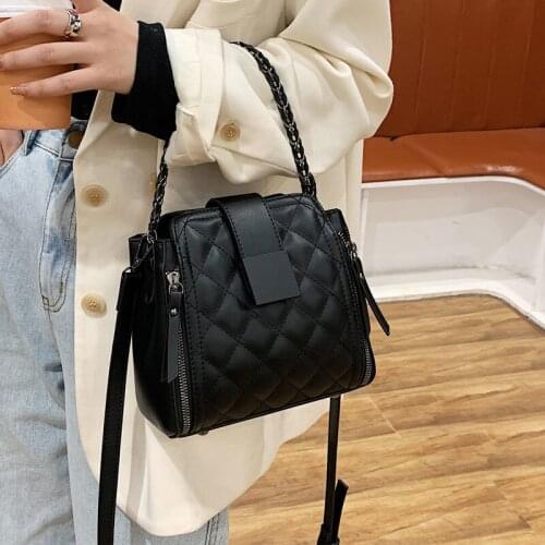 High Quality Fashion Womens Messenger Bag 2021 Leather Multifunctional Shoulder Bag for Girls Ladies Retropu Bodycross Bag