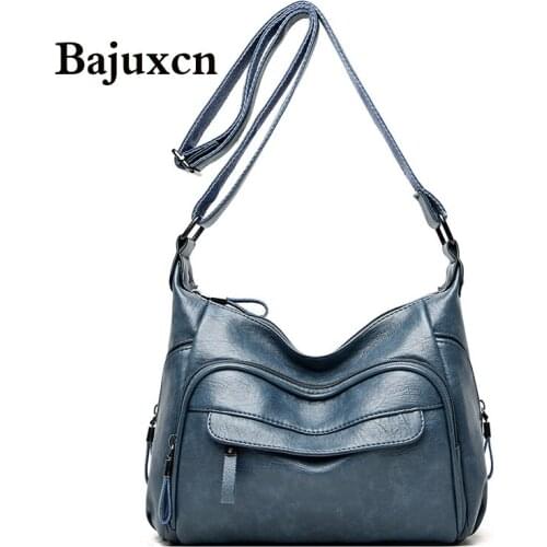 Female Vintage Crossbody Bags For Women Flap Shoulder Bags Hot Women Leather Messenger Bag Luxury Handbags Designer High Quality