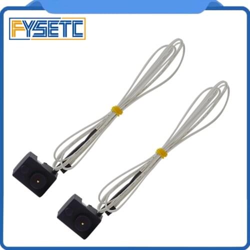 1 Set Caridge-Style V6 Heater Block + NTC 3950 Cartridge HT-NTC100K Thermistor 1M/2M + 0.4mm Nozzle + Silicone Sock V6 Kit