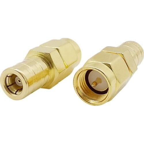 1PCS SMB Female to SMA Male RF Coaxial Coax Adapter SMA Plug to SMB Jack Connector for Sirius XM Satellite Radio Antennas