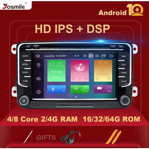 2 Din Android 10 Car Radio For Amarok volkswagen VW Passat B6 T5Skoda Octavia 2 Polo seat leongolf 5 6 Multimedia GPS Navigation