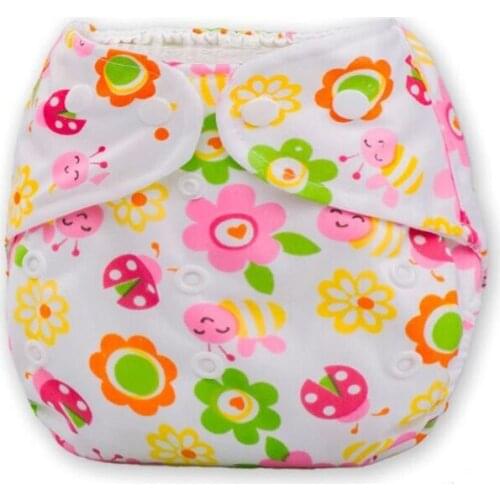 5 Pcs Diapers + 10 Pcs Inserts Reusable Adjustable Cotton Soft Baby Mesh 7 Type
