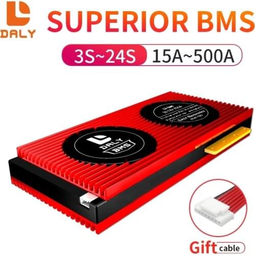 Daly BMS Store 4S 12V LiFePo4 Li-ion 3S 7S 8S 12S 13S 14S 15S 16S 17S 20S 24S Used For E-bike Solar RV Home Storage With Balance