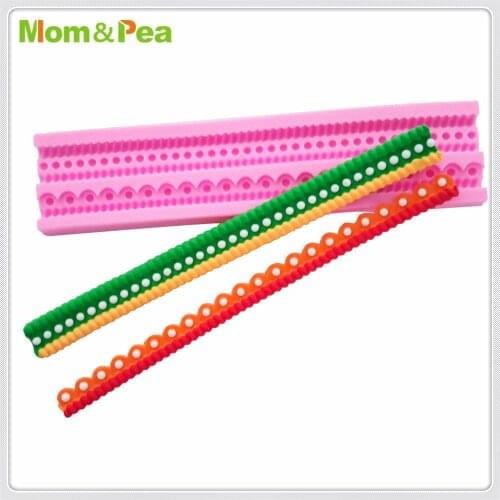 Mom&Pea MPA1847 Deco Tape Shaped Silicone Mold Cake Decoration Fondant Cake 3D Mold Food Grade