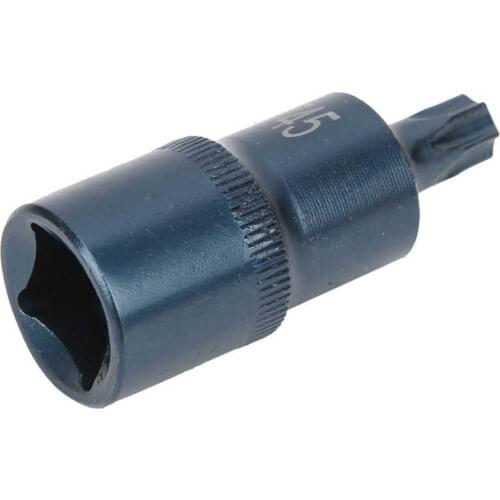 Socket Bit Star Rust-Proof High Accuracy S2 Alloy Steel Blueing Plastic Uptake 1/2X55XT45 Hand tools