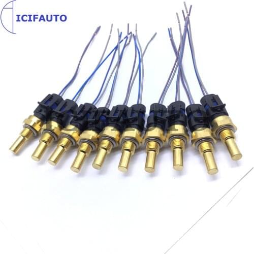 Coolant Water Temperature Sensor With Connector Plug Wire For Saab Renault Opel Lancia Fiat Daewoo Chevrolet Alfa Romeo 12191170