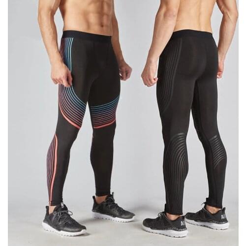 2018 Mens Compression Pants Running Tights Men Joggers Jogging Skinny Sport Leggings Gym Compression Fitness Athletic Trousers