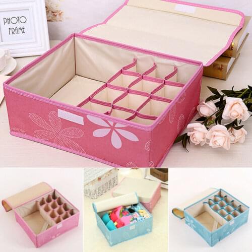 Storage Basket Wardrobe Organizer Women Men Storage Box For Socks Underwear Plastic Container Makeup Organizer