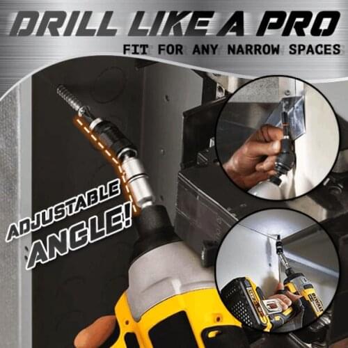 Magnetic Pivot Drill Bit Holder 1/4 Pivoting Magnetic Screw Drill Bit Tip Holder Screwdriver Woodworking Tool Quick Change Locki