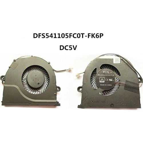 New Original laptop CPU/GPU Cooling Fan For Asus ROG Strix GL503 GL503V GL503VD GL503VS Game pen DFS521212MP0T-FKA5 DC12V
