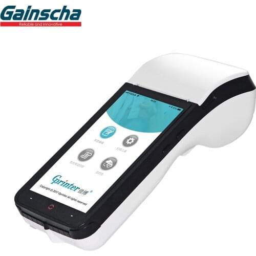 Gainscha touch screen Android handheld printer label machine 58mm POS small ticket machine