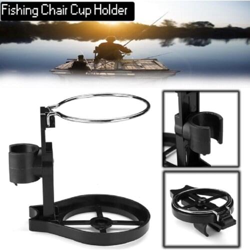 Folding Drink Cup Bottle Holder Portable Fishing Chair Accessories Outdoor Camping Cup Holder Fishing Supplies