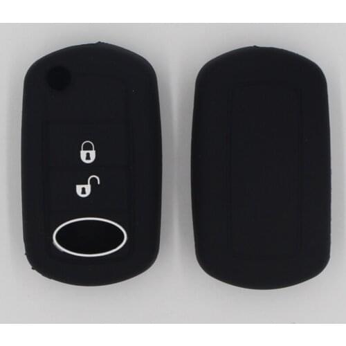 Remote Car Key FOB Cover Smart Silicone Key Case For LAND ROVER LR4 For Range Rover Sport Evoque