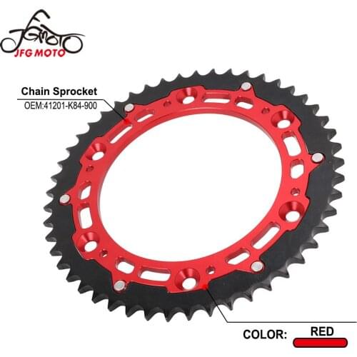 Motorcycle 49T Rear Chain Sprocket For HONDA CRF150L CRF 150L 2017 2018 2019 2020 2021