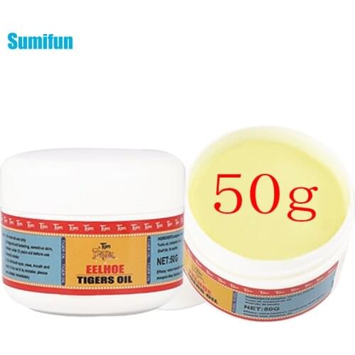 50g 1Pc Original Tiger Balm Ointment Insect Bite Strength Pain Muscle Relieving Arthritis Joint Body Pain Thailand Painkiller