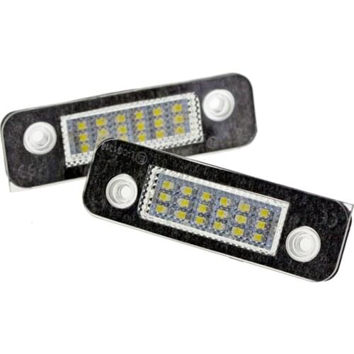 LED License Number Plate Lamp Practical Operation Simple Conveninently Light 1 Pair for Ford Mondeo Mk2 96-00 Fusion 01