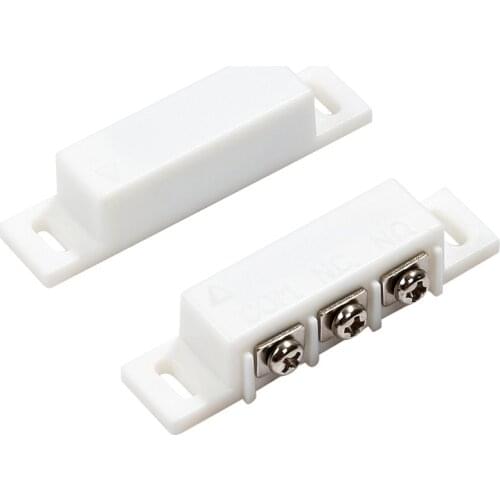 10PCS NO NC COM 3Port Windows Door Sensor for Alarm System
