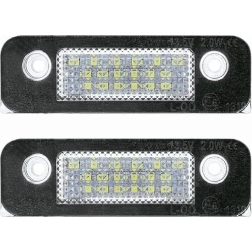 2Pcs LED Car License Plate Light For Ford MONDEO MKII 96-00 Canbus Error Free
