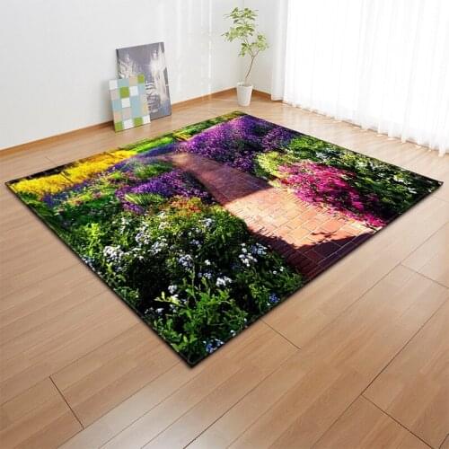 3D Three-dimensional Living Room Carpet Bedroom Floor Mat Long Carpet Floor Mat Kitchen Living Room Carpet