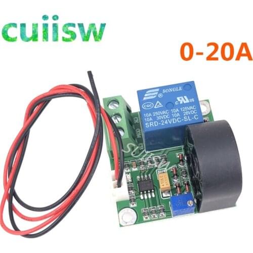 0~20A Current detection sensor AC overcurrent / short-circuit protection detection module