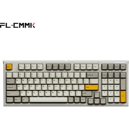 FL·ESPORTS FL980 98-Key Mechanical Keyboard Sixkey Hot-Swappable Version Of Gaming Office Dedicated Equipment