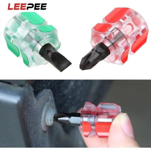 LEEPEE Mini Car Fender Repair Tools Slotted Screwdriver Phillips Screwdriver Car Repair Hand Tools Removal Tools