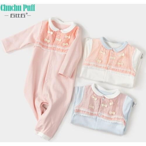 Infants & Toddlers Baby Rompers Long Sleeve Jumpsuit Newborn Clothes Spring Autumn PajamasBaby Girl Boy Clothesajamas Overalls