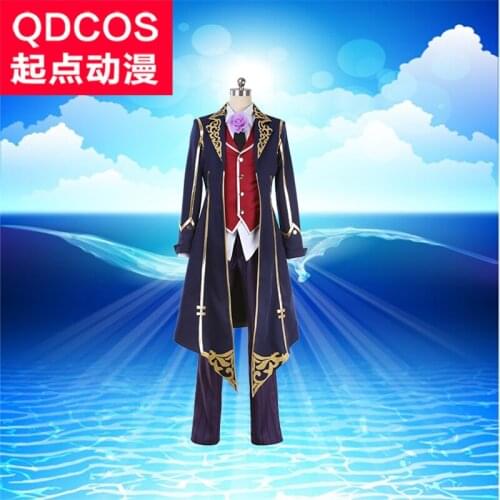 Game Identity V Joseph Desaulniers Moon Gentleman Uniform Cosplay Costume Halloween Dress H