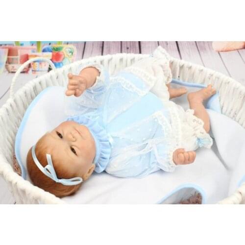 Npkdoll Free shipping 42cm reborn real looking soft super realistic touch reborn dolls fashionfrozen doll Christmas gift