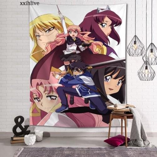 Wall Tapestry Japanese Anime Zero No Tsukaima Background Decorative Wall Hanging For Living Room Bedroom Dorm Room Home Decor