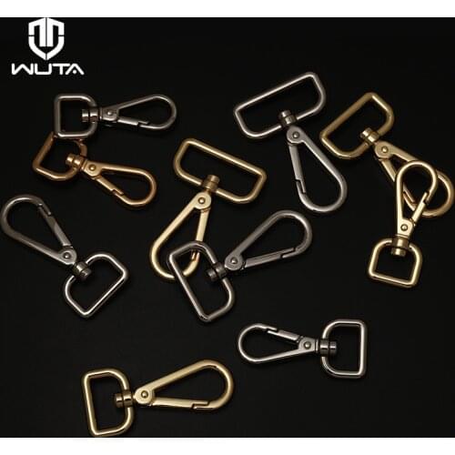WUTA New Key Chain Ring Swivel Trigger Hook Lobster Clasp DIY Craft Outdoor Backpack Bag Part Snap Dog Clip Hook DIY Accessories