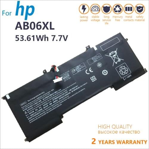 Genuine AB06XL Laptop Battery for HP ENVY 13-AD019TU 13-AD020TU 13-AD106TU 13-AD108TU TPN-I128 HSTNN-DB8C 921408-2C1 921438-855