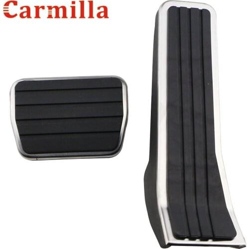 Carmilla Stainless Steel AT Pedal for Mazda 3 Axela CX-30 2019 2020 Car Accelerator Gas Pedal Brake Pedal Pedals Pads Cover
