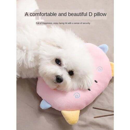 Pet pillow small pillow for dog to sleep Teddy dog bed cartoon cat pad cat sleeping pad