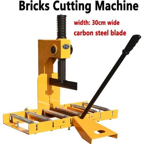 Manual bricks cutting machine, Foam brick cutting tool , punch leather die cutting machine carbon steel blade