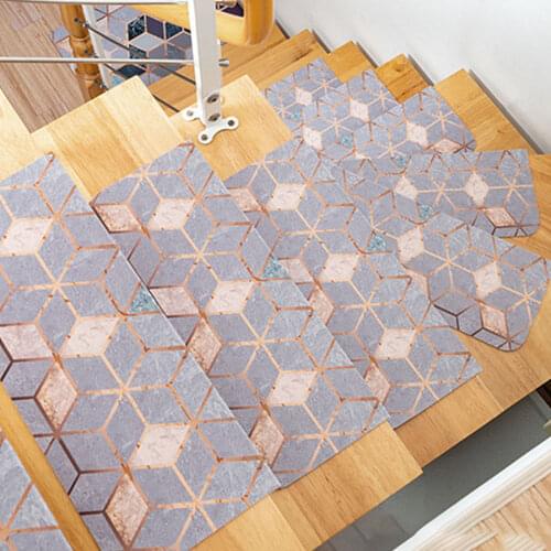PVC Self-adhesive Stairs, Stairs, Stairs, Non-slip Door Mats, Floor Mats, Embossed Wood Cover, Interior Stairs Carpet