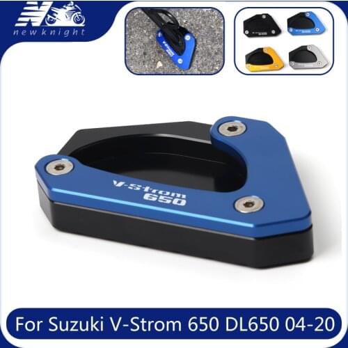 For Suzuki V-Strom 650 DL650 2004-2020 2019 2018 2017 2016 2015 2014 2013 CNC Kickstand Side Stand Vergroter Plaat Extension Pad