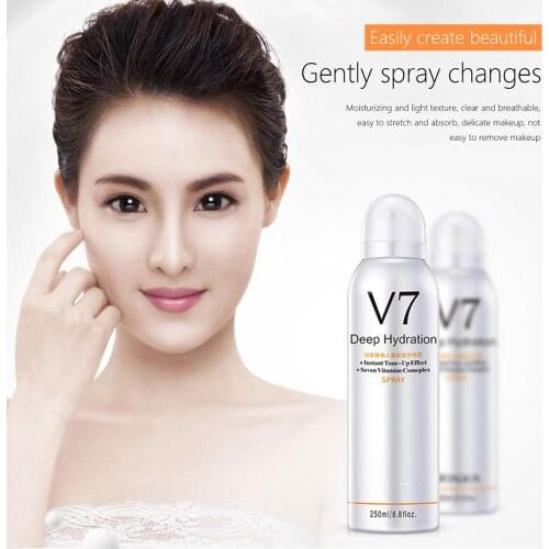 Skin Whitening Tone Up Vitamin Spray Brighten Face Body Concealer 250ml