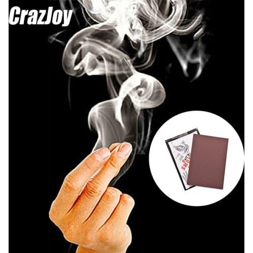 Voodoo Magic Smoke Finger Magic Mysterious Comedy Magic Surprise Fun Fingers Empty Hand Out Smoke Magic Trick Slinky