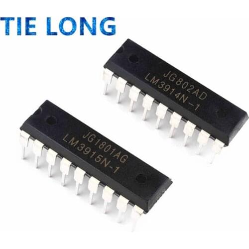 10PCS LM3914N-1 LM3915N-1 DIP-18 LM3914N LM3914 Dot/Bar Display Driver