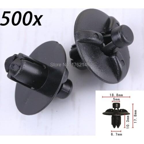 500PCS Engine Cover Clips Plastic Trim Fasteners Motor Shields & Panels 53259-48010, 5325948010 for Toyota Lexus ES GS IS RX